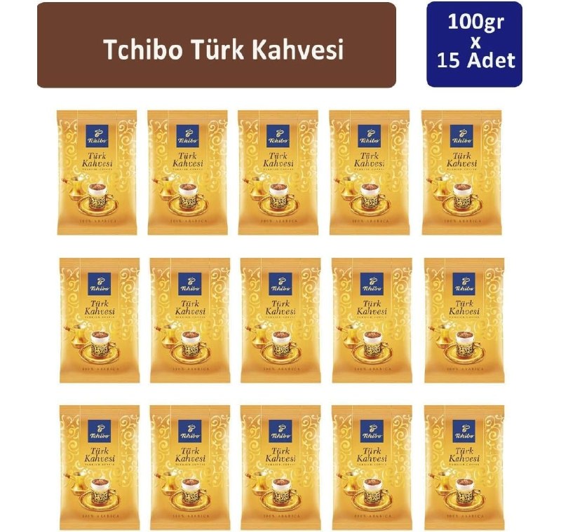 Tchibo Türk Kahvesi 100 Gr X 15 Adet