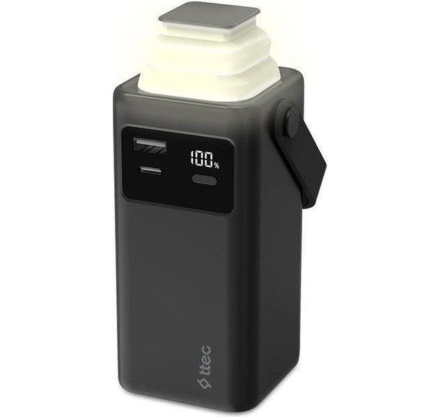 Ttec Recharger Extreme LCD 20.000MAH Pd 20W Usb-C ve Lightning Dahili  Kablolu LED Fenerli