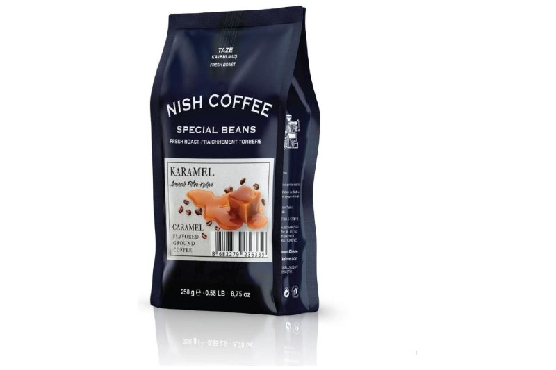 Nish Karamel Aromalı Filtre Kahve 250 Gr - Öğütülmüş